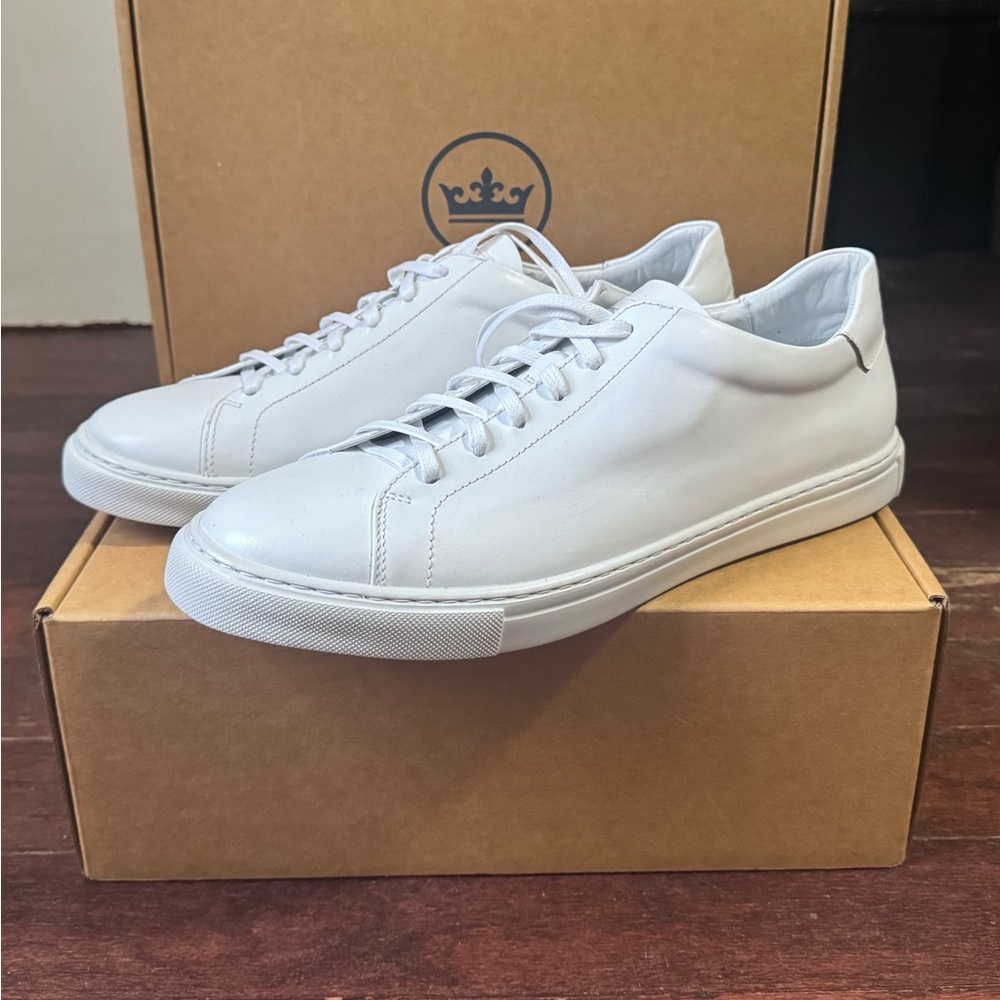 Peter Millar Sleek White Sneakers